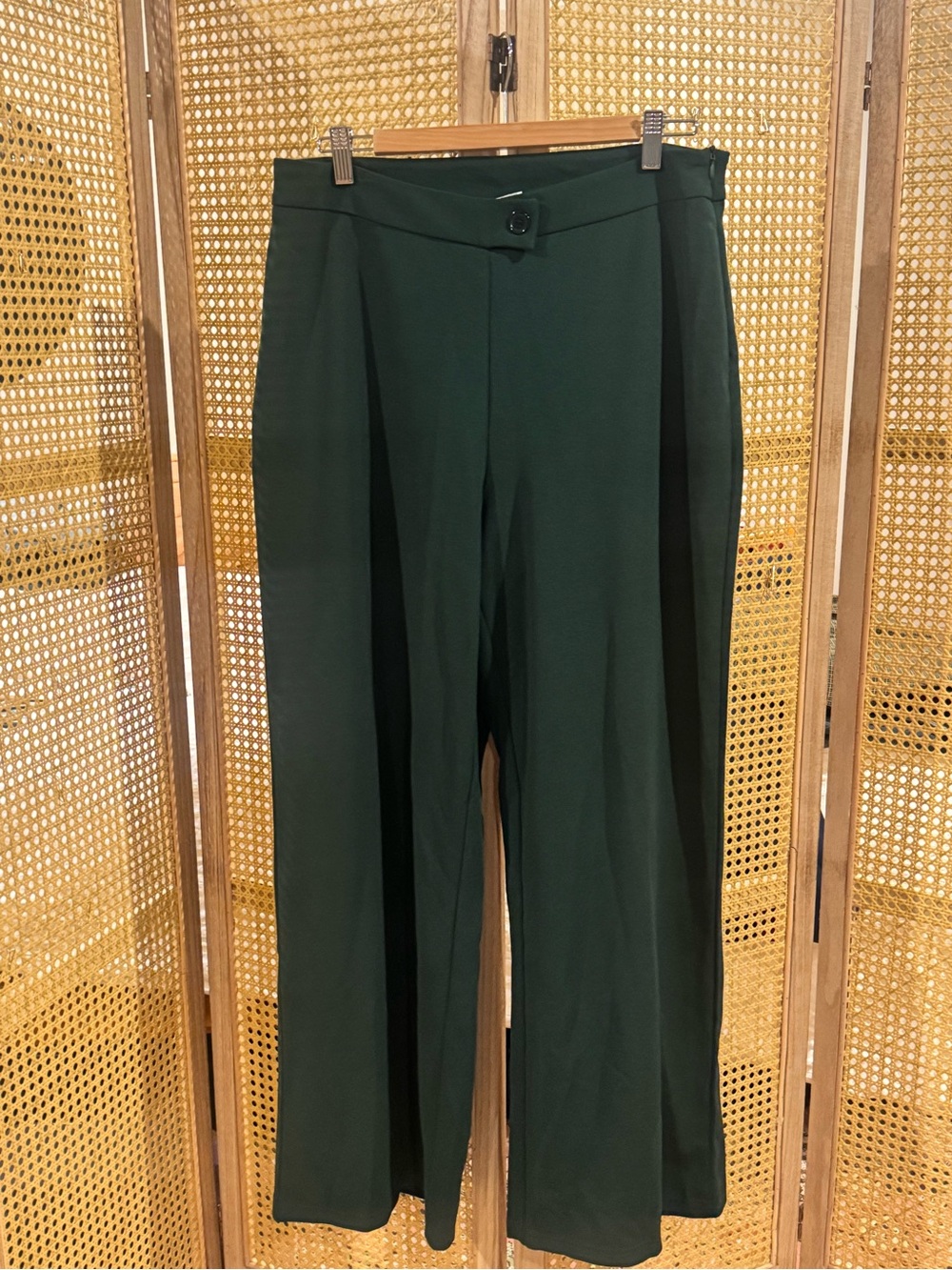 Cider mid rise Wide-Leg Women’s trousers - Dark Green XL